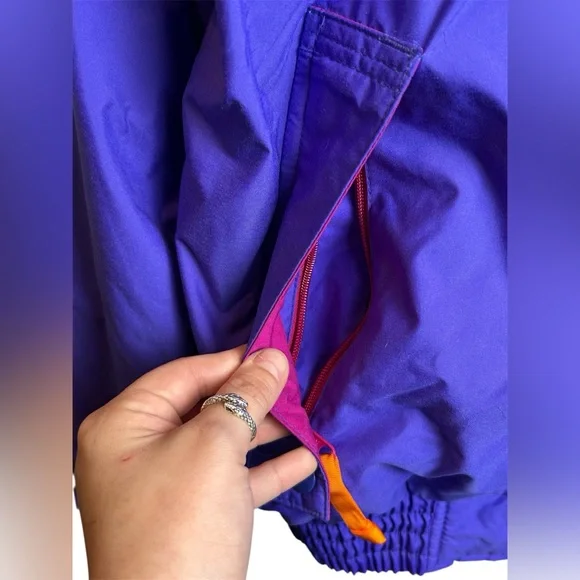 Vintage Woolrich Colorblock Windbreaker Jacket Men’s M 90s Retro Ski Gorpcore - Picture 3 of 5